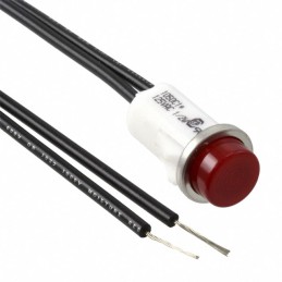 1 pcs : 1050C1 - NEON IND RED 125V