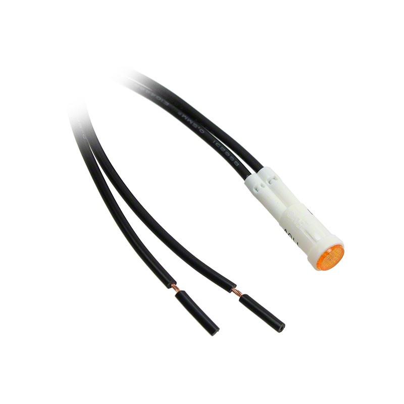 1 pcs : NL2950WL2A - LAMP NEON PNL MNT 125V AMBER