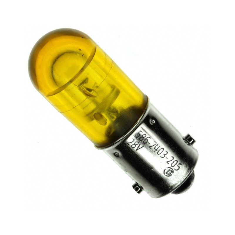 1 pcs : 5862403205F - BASED LED T3 1/4 AMB 28V NONPOL