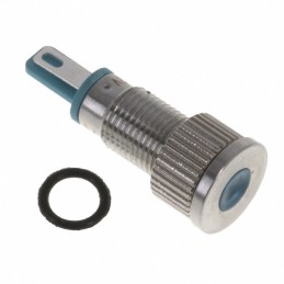 1 pcs : 6201403304F - 8MM FLT PMI BLU 12 VDC W/TERMS