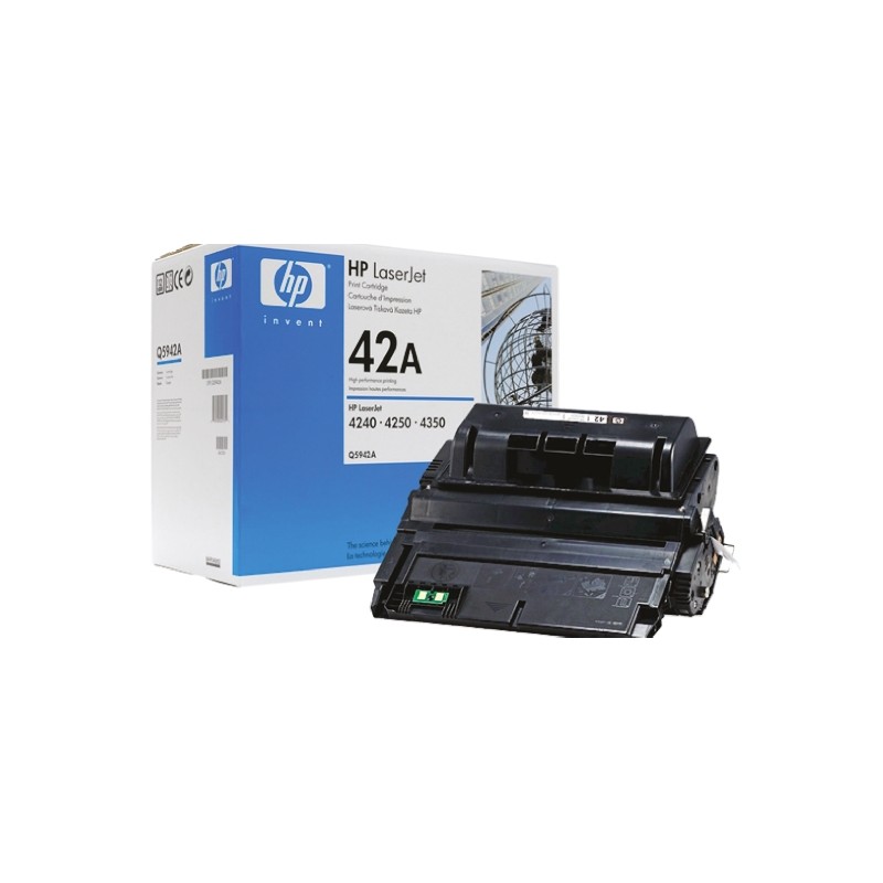 1 pcs - Hewlett Packard Q5942A Black Toner Cartridge HP Compatible