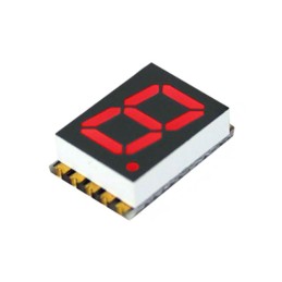 1 pcs : DSM7TA39101T - DISPLAY 7SEG 0.39' SGL RED 10SMD