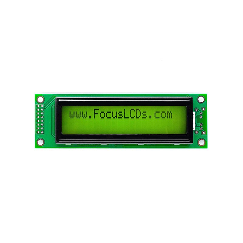 1 pcs : C202BLBSYLY6WM - 20X2 STN YELLOW/GREEN CHARACTER