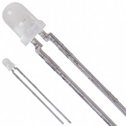 1 pcs : 5219831F - LED BLUE DIFFUSED 3MM T/H