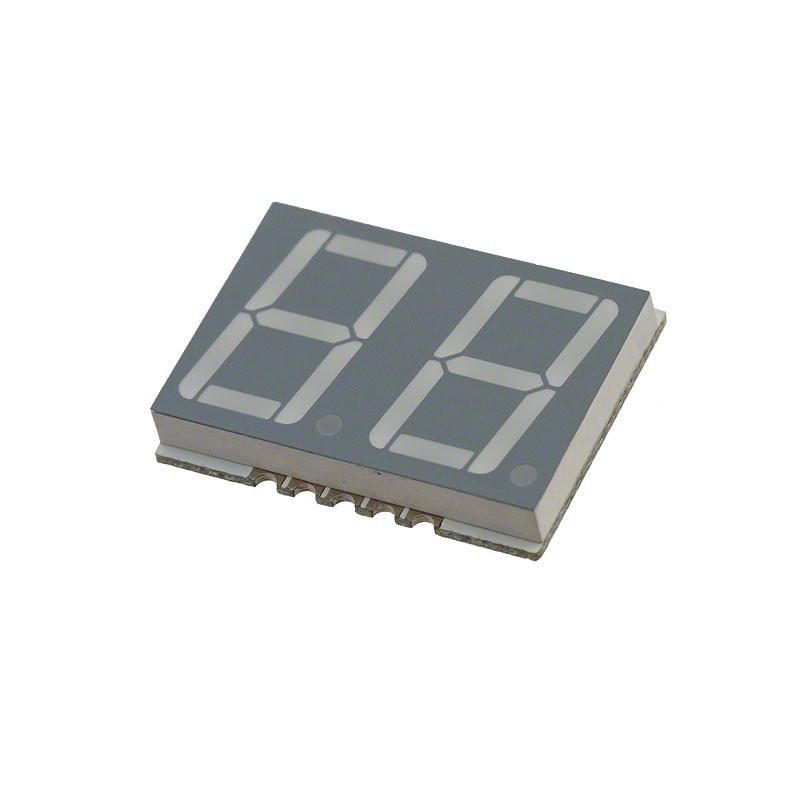 1 pcs : HDSM-541C - DISPLAY 7SEG 0.56' DBL RED 10SMD