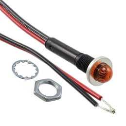 1 pcs : 6011M3 - INDICATOR NEON AMBER PANEL MNT