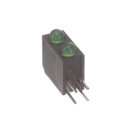 1 pcs : H201CGDL - LED CBI 3MM BI-LVL GRN DIFF RA