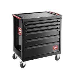 1 pcs - Facom 6 drawer Polypropylene Wheeled Tool Cabinet x 972mm x 969mm