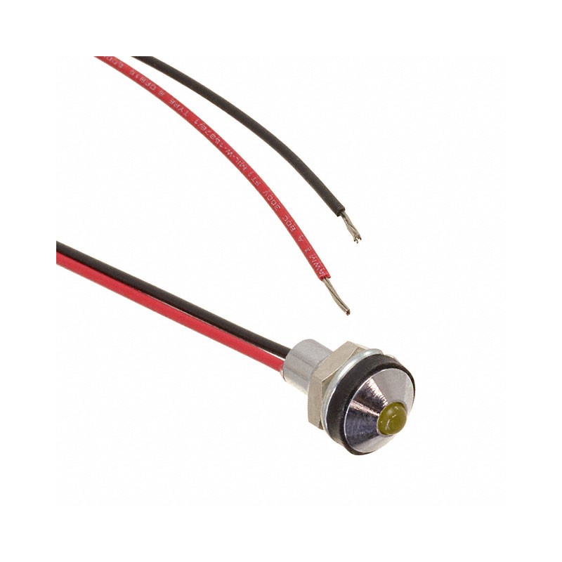 1 pcs : CD-1-2701-9908-I - PMI DIA .236' (6MM) YELLOW 12V