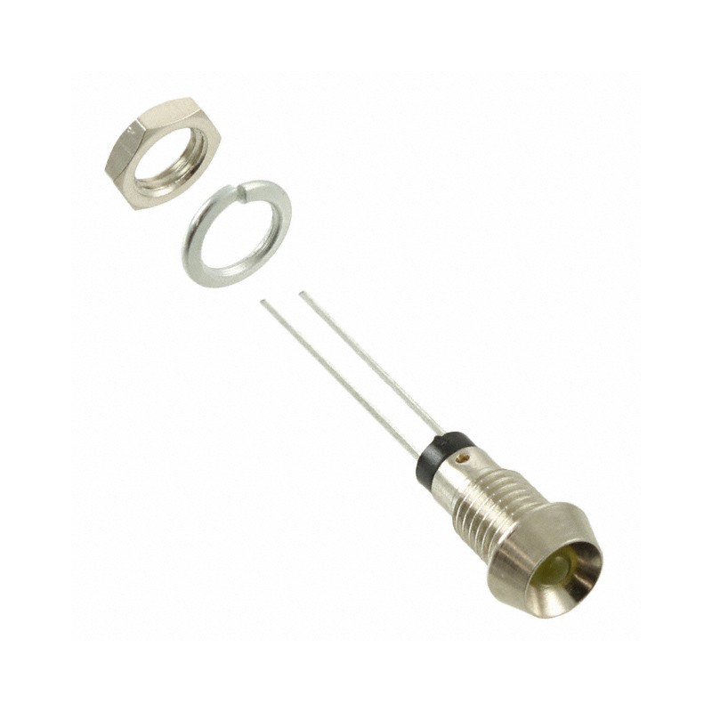 1 pcs : MPR3YD - LED ASSY PNL 3MM YLW DIFF 585NM