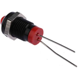 1 pcs - RS PRO Red Panel Mount Indicator, 2V dc, 8mm Mounting Hole Size, IP67