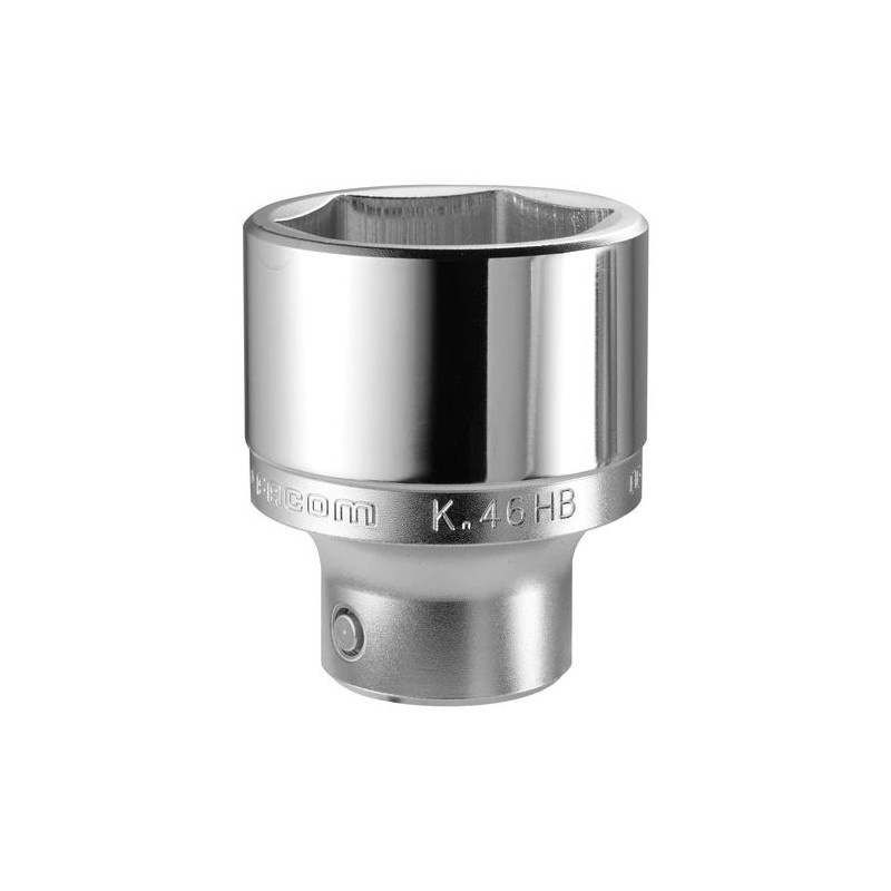 1 pcs - Facom 3/4 in Drive 27mm Standard Socket, 6 point, 52.5 mm Overall Length