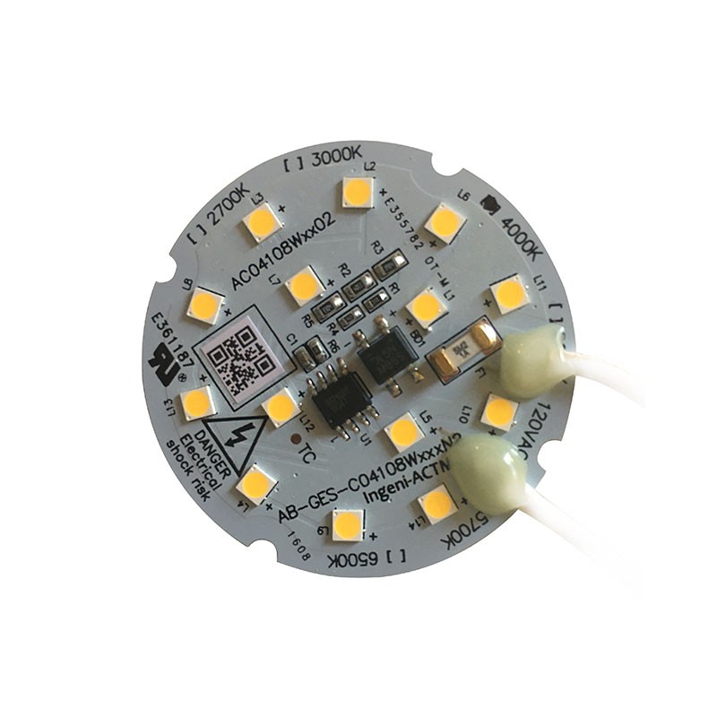 1 pcs : AB-GES-C04108W50BN2 - LED ENG AB-GES COOL WH RND 5000K