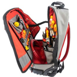 1 pcs - CK Polymer Wheeled Bag with Shoulder Strap 240mm x 380mm x 550mm