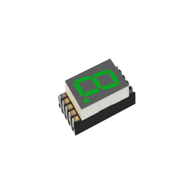 1 pcs : DSM7UA30105 - DISPLAY 7SEG 0.3' SGL GRN 10SMD