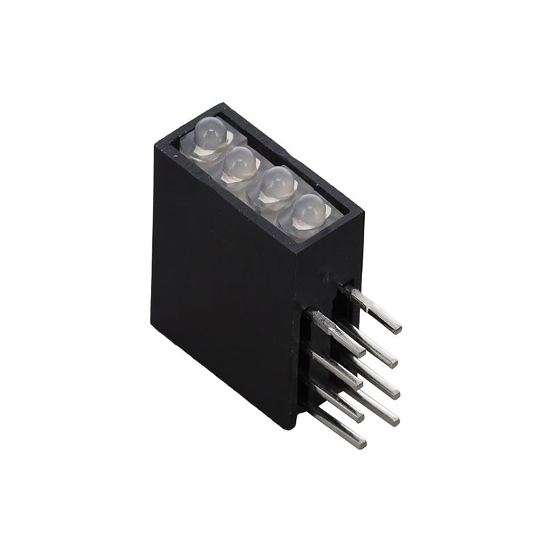 1 pcs : H485CBC - LED CBI 1.8MM QUAD GRN/RED RA