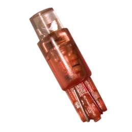 1 pcs : LE-0509-01R - LED T-1.75 24V WEDGE RED
