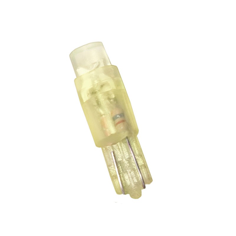 1 pcs : LE-0509-01Y - LED T-1.75 24V WEDGE YELLOW