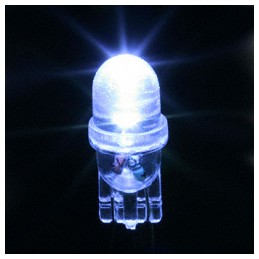 1 pcs : LE-0509-02W - LED T-3.25 24V WEDGE WHITE
