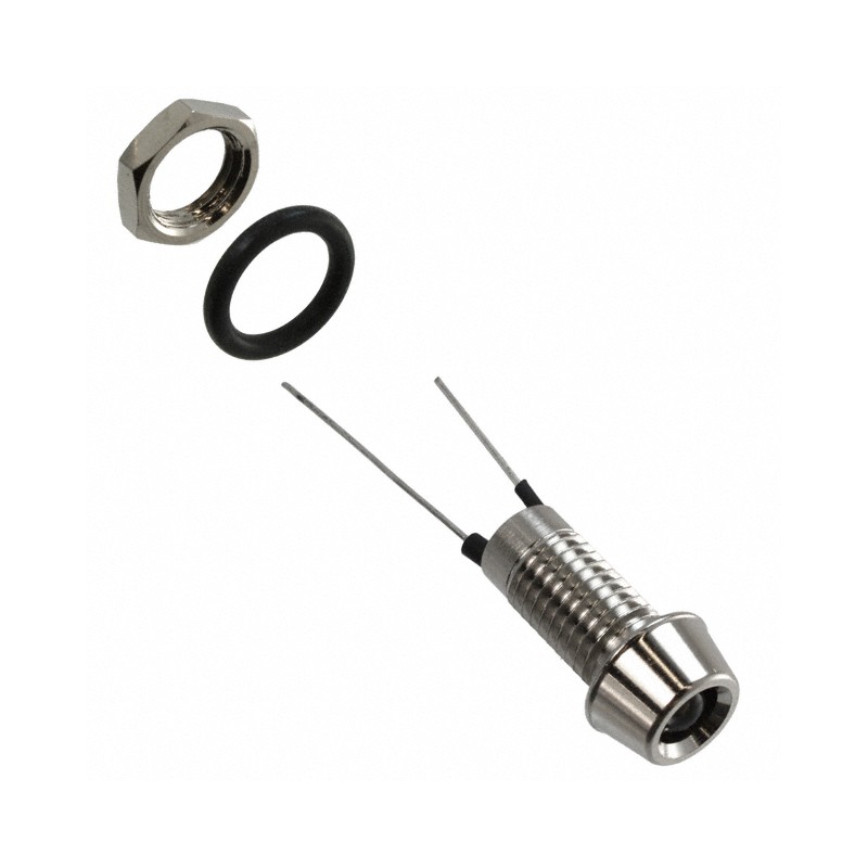 1 pcs : A-LED8-1YAAS-MR7-1 - LED 3MM YLW PNL MNT WATER PROOF