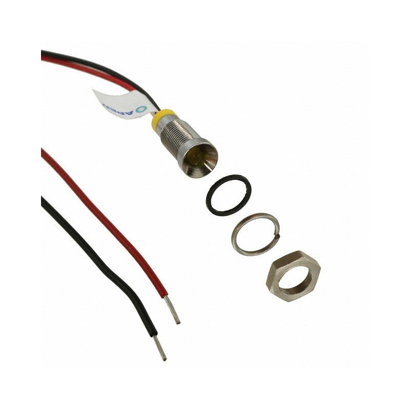 1 pcs : Q6R7CXXY02E - LED PM INDICATOR RECESSED YELLOW