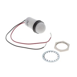 1 pcs : PML50SGFVW - .688' DIA (17.5MM) GREEN LED PAN