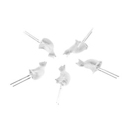 1 pcs : 5478 - LED BLUE DIFF KITTY SHAPE T/H