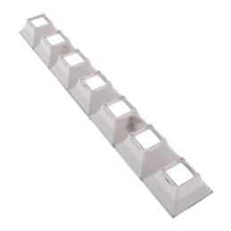 1 pcs : C18409_DAISY-7X1-SHD-MET-MATT - SHADERECTANG7 POS279.5 X 40.0MM