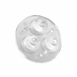 1 pcs : C11191_TUIJA-3-W - LENS CLR 46-59DEG WIDE ADHESIVE