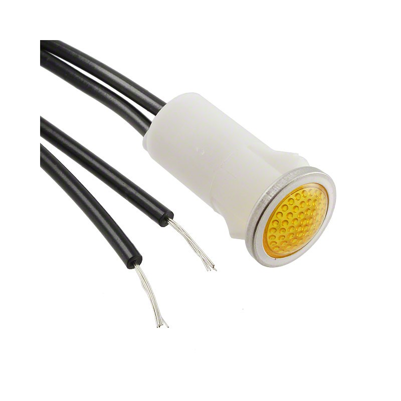 1 pcs : 1030D3 - INDICATOR NEON AMBER PANEL MNT