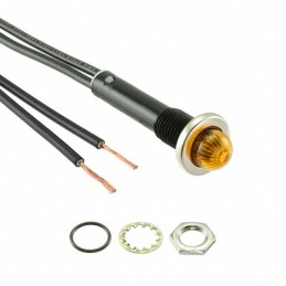 1 pcs : 75R-2213 - 125V AMBR NEON