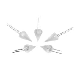 1 pcs : 5456 - LED RED DIFF SPIKE SHAPE T/H