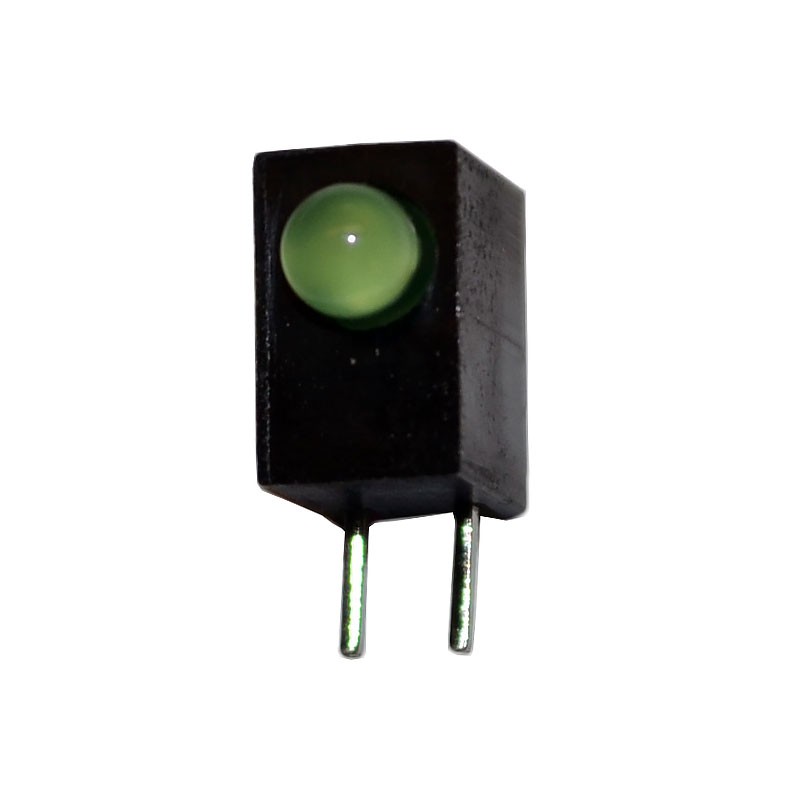 1 pcs : QBL7YG80D-MP4A - LED CBI 3MM GREEN DIFF RA