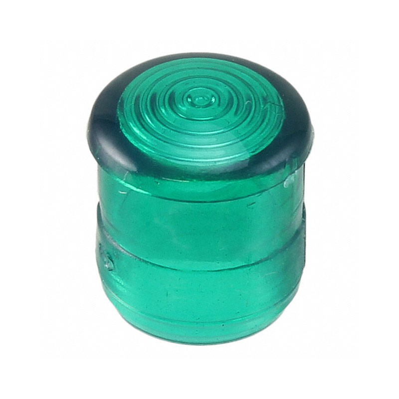 1 pcs : CMC_321_GTP - LENS GREEN PANEL MOUNT SNAP-IN