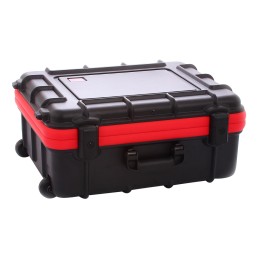 1 pcs - RS PRO Plastic Tool Case, with 2 Wheels, 560 x 460 x 195mm