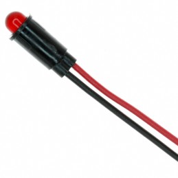 1 pcs : 5590103007F - LED SNAP-IN PANEL 5MM 12V RED