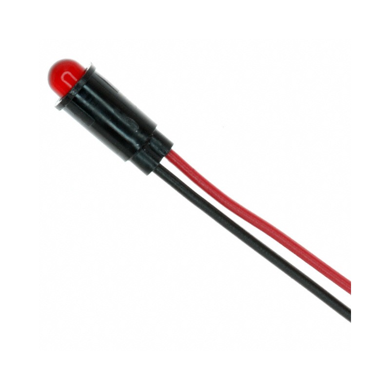 1 pcs : 5590103007F - LED SNAP-IN PANEL 5MM 12V RED