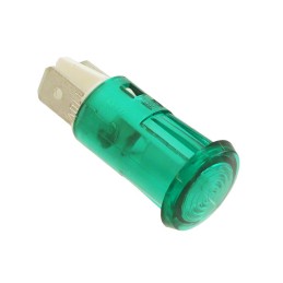 1 pcs : NL589C2G - LAMP NEON PNL MNT 125V GREEN