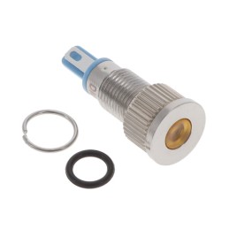 1 pcs : 6201301304F - 8MM FLT PMI YLW 3 VDC W/TERMS