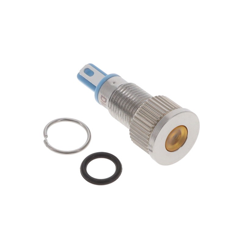 1 pcs : 6201301304F - 8MM FLT PMI YLW 3 VDC W/TERMS