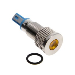 1 pcs : 6201304304F - 8MM FLT PMI YLW 24 VDC W/TERMS