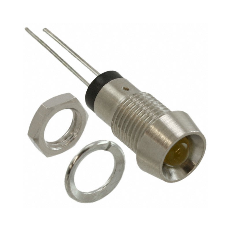 1 pcs : MPR5YD - PNL MNT W/ WIRE 590NM 25MCD YLW