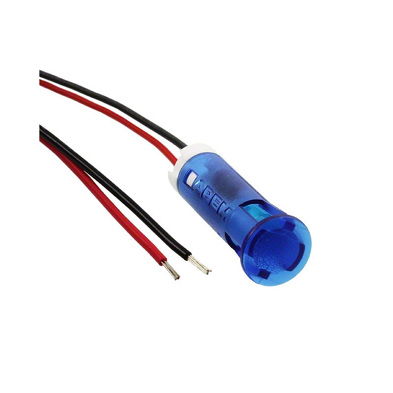 1 pcs : QS83XXHB220 - INDICATOR 8MM FIXED HI BLU 220V