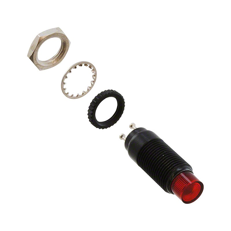 1 pcs : 24978703331504F - LED PANEL IND RED 10V CYLINDER