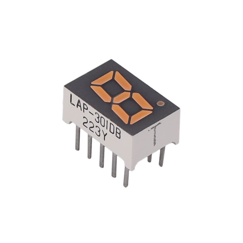 1 pcs : LAP-301DB - HIGH BRIGHTNESS NUMERIC LED DISP