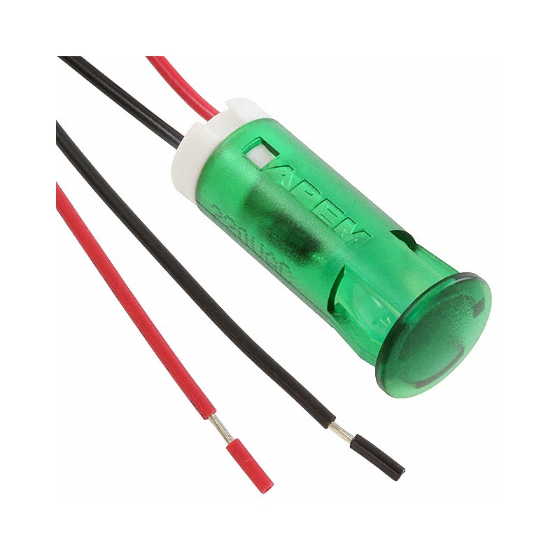 1 pcs : QS103XXHG220 - INDICATOR 10MM FIXED HI GRN 220V