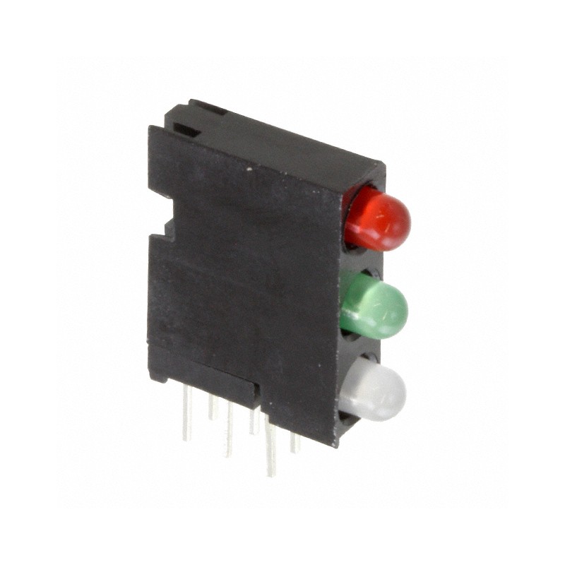 1 pcs : 5640100833F - LED CBI 3MM 3X1 RED/GRN/BLU RA