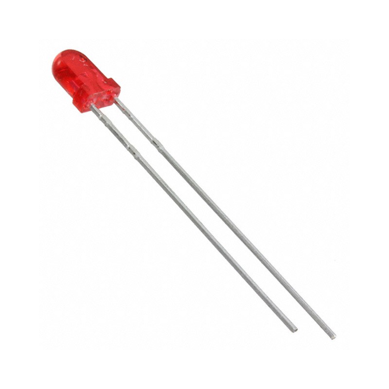 1 pcs : SLR-322VC3F - LED RED CLEAR T-1 T/H