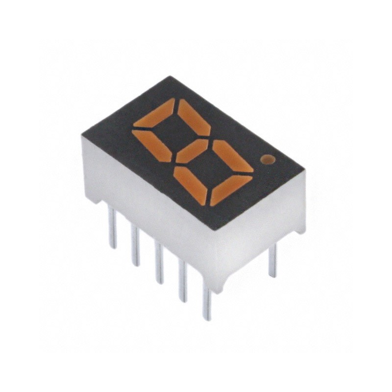 1 pcs : LA-301EL - DISPLAY 7SEG 0.31' SGL ORG 10DIP