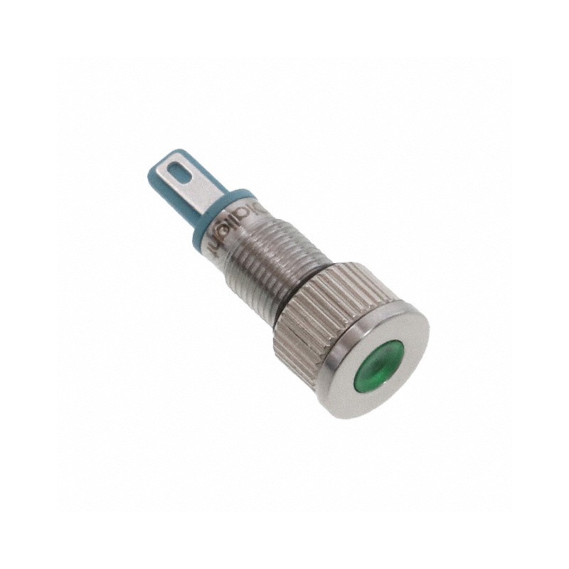 1 pcs : 6201201304F - 8MM FLT PMI GRN 3 VDC W/TERMS